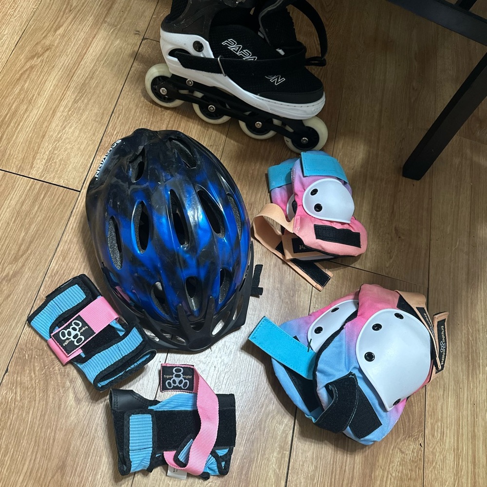 Protective Gear Set - Blue and Pink